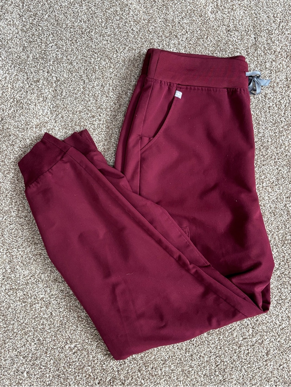 Maroon Figs Joggers